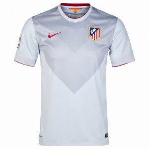 Именная футбольная футболка для детей Атлетико Мадрид Антуан Гризманн Гостевая 2014 2015 длинный рукав XL (рост 152 см)