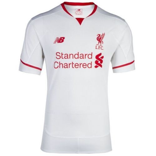 Именная футбольная футболка для детей Ливерпуль Роберто Фирмино Гостевая 2015 2016 короткий рукав XS (рост 110 см)