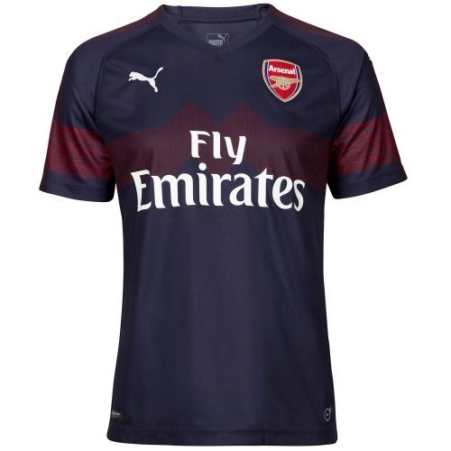 Футбольная футболка для детей Арсенал Гостевая 2018 2019 короткий рукав XL (рост 152 см)