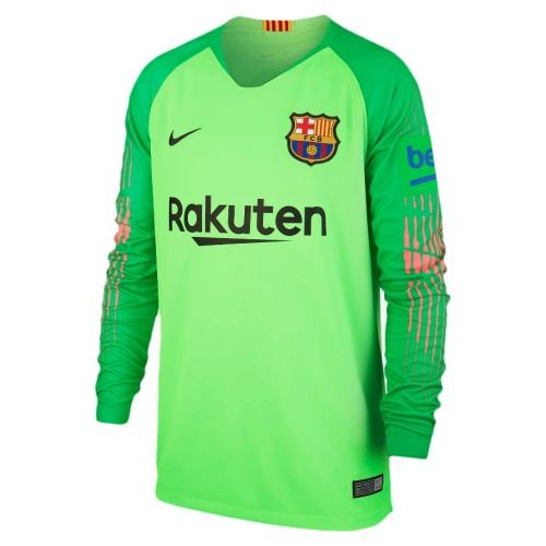 Вратарская футбольная форма Барселоны Гостевая 2018 2019 короткий рукав XL(50)