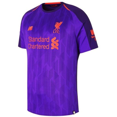 Футбольная футболка для детей Ливерпуль Гостевая 2018 2019 короткий рукав 2XL (рост 164 см)