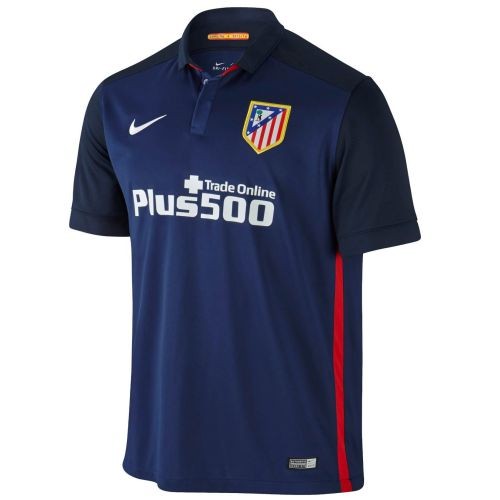 Именная футбольная футболка для детей Атлетико Мадрид Коке Гостевая 2015 2016 короткий рукав 2XS (рост 100 см)