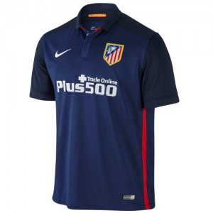 Именная футбольная футболка для детей Атлетико Мадрид Коке Гостевая 2015 2016 короткий рукав XL (рост 152 см)