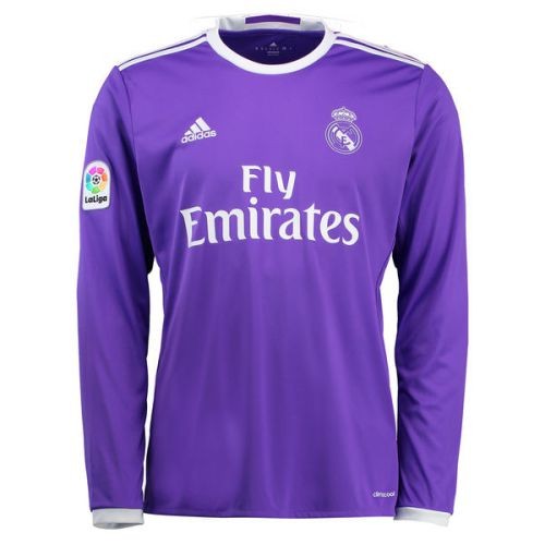 Именная футбольная футболка для детей Реал Мадрид Марко Асенсио Гостевая 2016 2017 длинный рукав XS (рост 110 см)