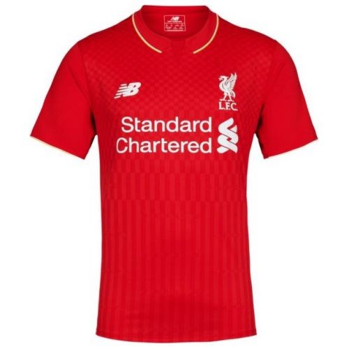 Футбольная футболка для детей Ливерпуль Домашняя 2015 2016 длинный рукав XS (рост 110 см)