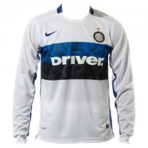 Именная футбольная футболка Интер Милан Эдер Гостевая 2015 2016 длинный рукав XL(50)
