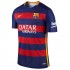Именная футбольная футболка Барселона Лионель Месси Домашняя 2015 2016 короткий рукав 2XL(52)