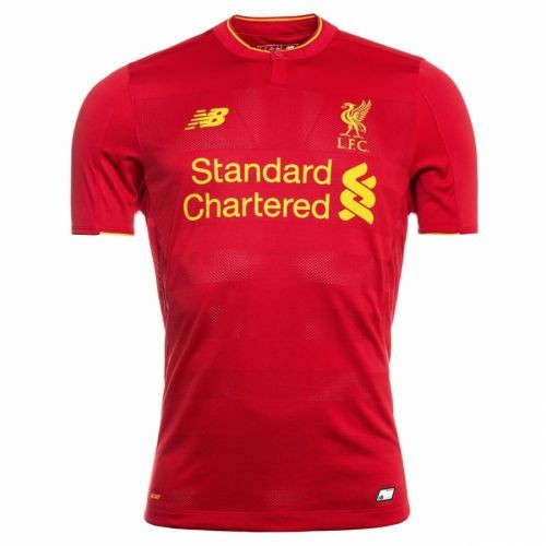 Футбольная футболка для детей Ливерпуль Домашняя 2016 2017 длинный рукав 2XS (рост 100 см)