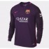 Именная футбольная форма Барселона Лионель Месси Гостевая 2016 2017 длинный рукав 5XL(60)