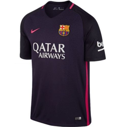 Именная футбольная футболка Барселона Лионель Месси Гостевая 2016 2017 короткий рукав 6XL(62)