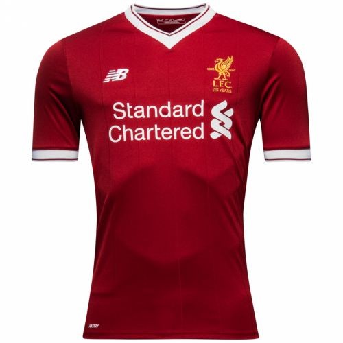 Футбольная футболка для детей Ливерпуль Домашняя 2017 2018 длинный рукав XL (рост 152 см)
