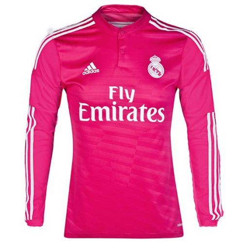 Именная футбольная футболка для детей Реал Мадрид Криштиану Роналду Гостевая 2014 2015 длинный рукав 2XS (рост 100 см)