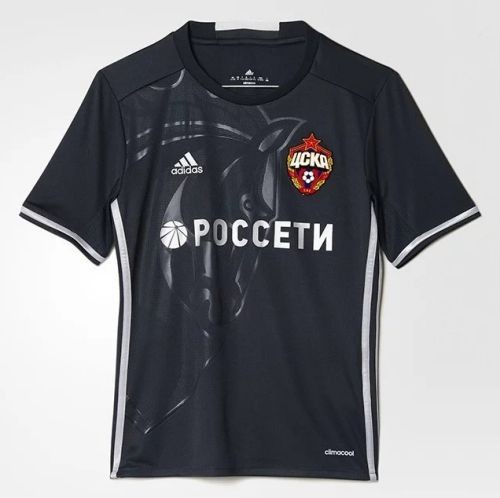 Футбольная футболка для детей ЦСКА Гостевая 2016 2017 длинный рукав XL (рост 152 см)