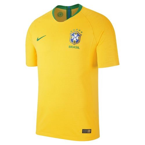 Футболка сборной Бразилии по футболу ЧМ-2018 Домашняя длинный рукав L(48)
