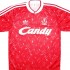 Форма футбольного клуба Ливерпуль домашняя 1989 (комплект: футболка + шорты + гетры)