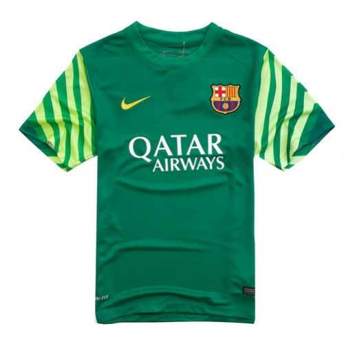 Именная вратарская футбольная футболка для детей Барселона Марк-Андре тер Стеген Гостевая 2015 2016 короткий рукав XL (рост 152 см)
